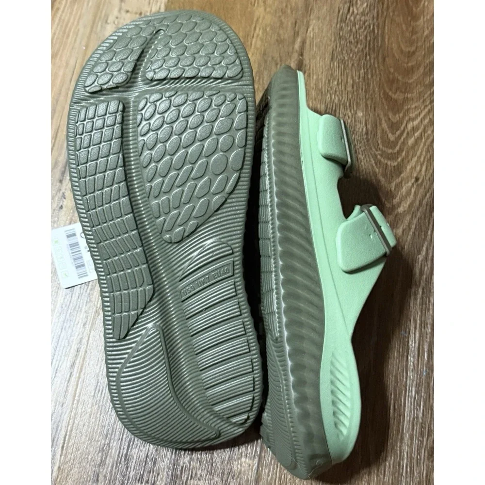 KuaiLu Womens Recovery Sandals Slides Mint Green Comfort EVA Slip On Size 9 NWT - Picture 3 of 4